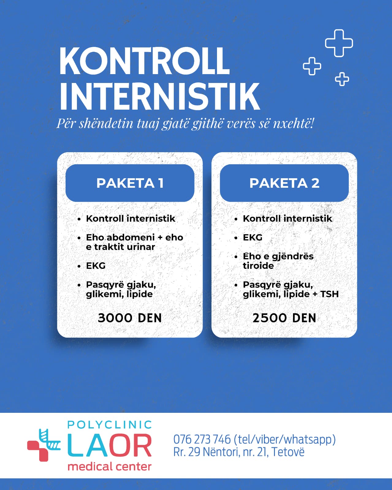 Paketa e kontrollit internistik